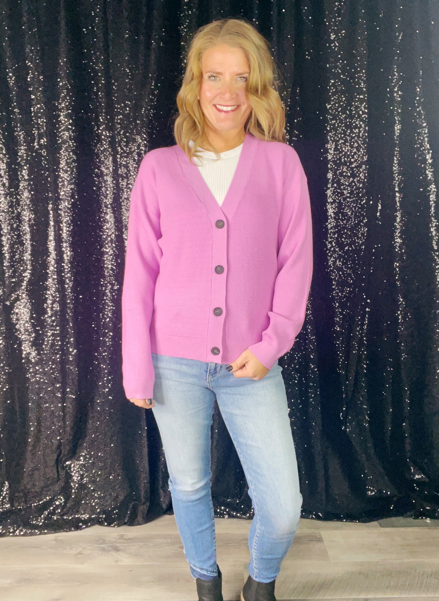 BUTTON SWEATER CARDIGAN ‘BF