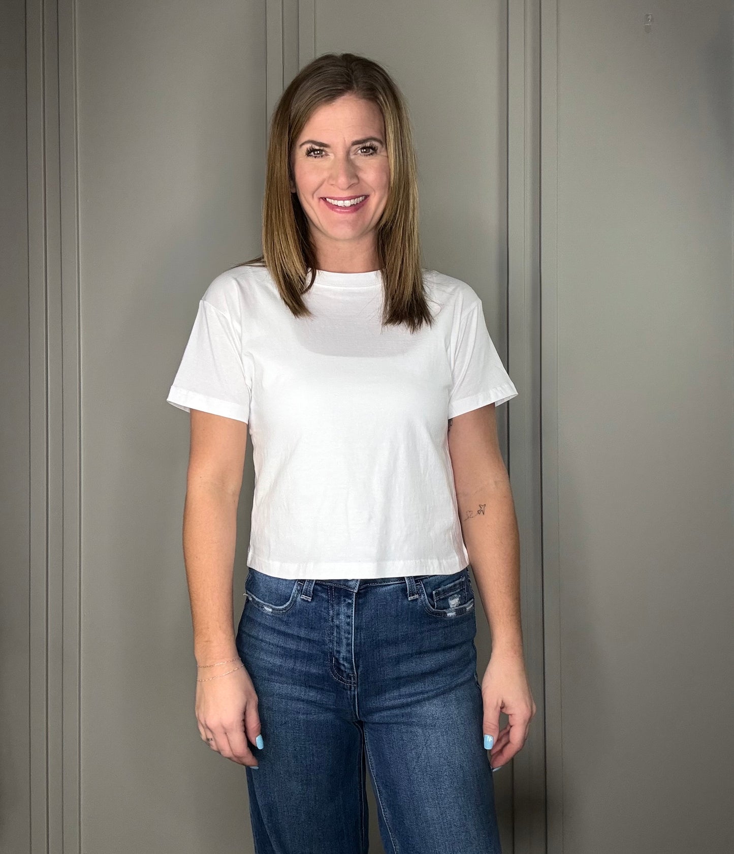 COTTON CREW NECK SHORT SLEEVE TEE