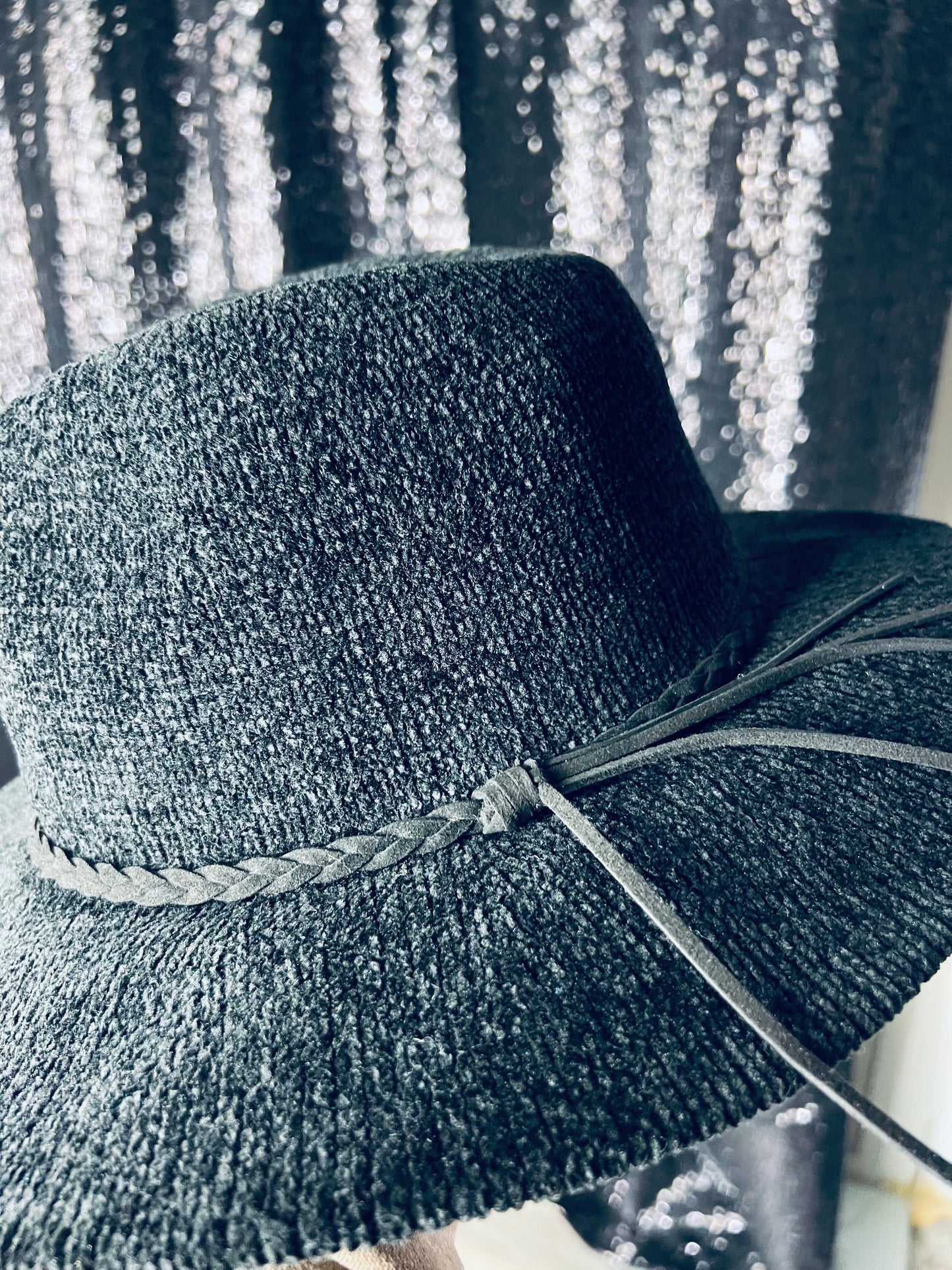 CHENILLE PANAMA HAT ‘BF