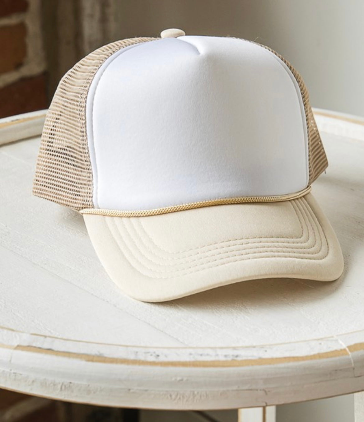 TAN TRUCKER HAT