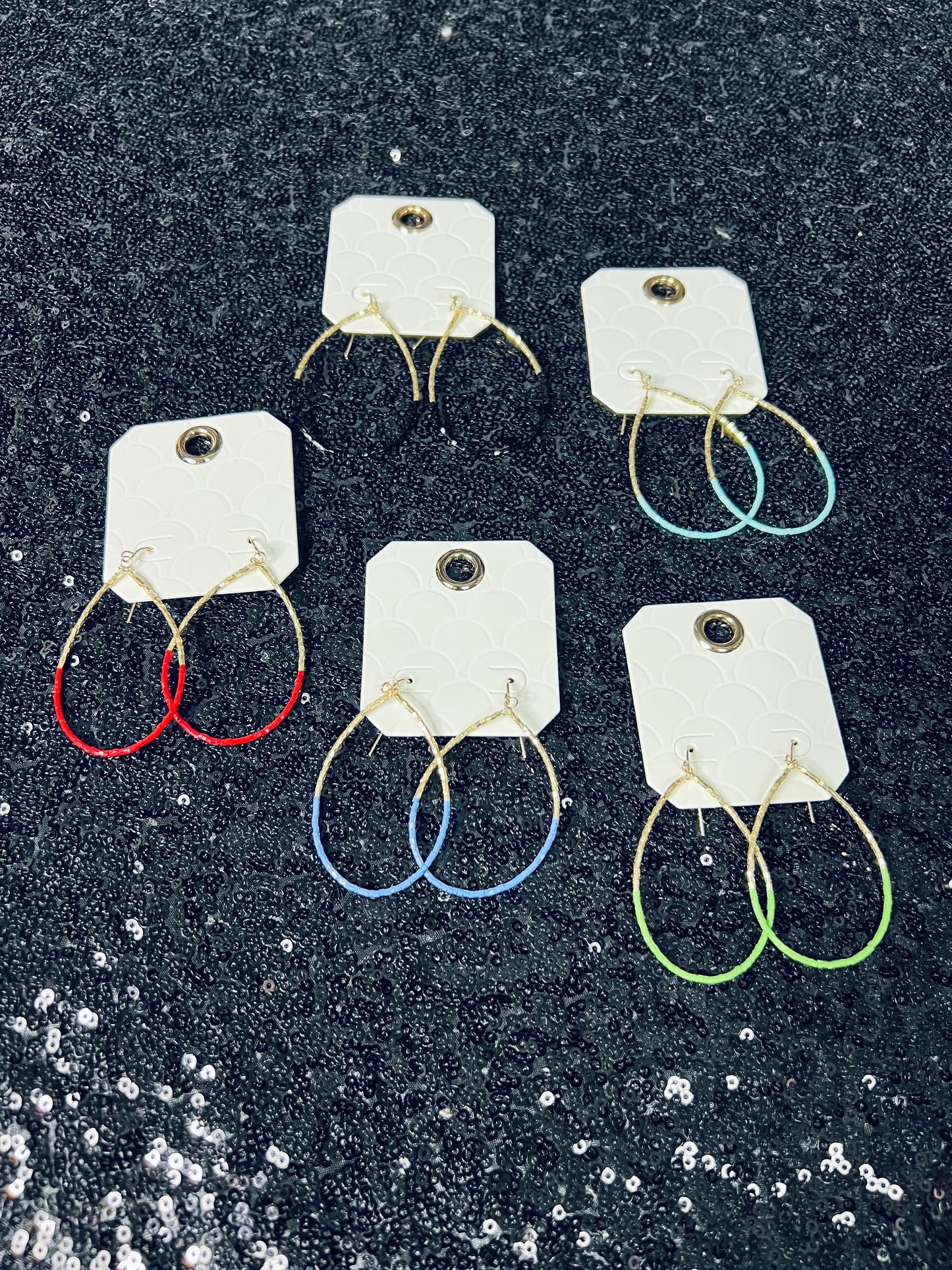 COLORFUL SEED BEAD EARRING ‘BF