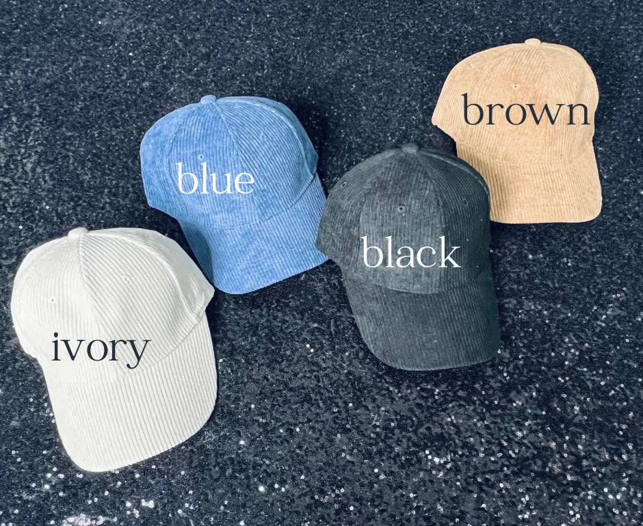 CORDUROY BASEBALL CAP ‘BF