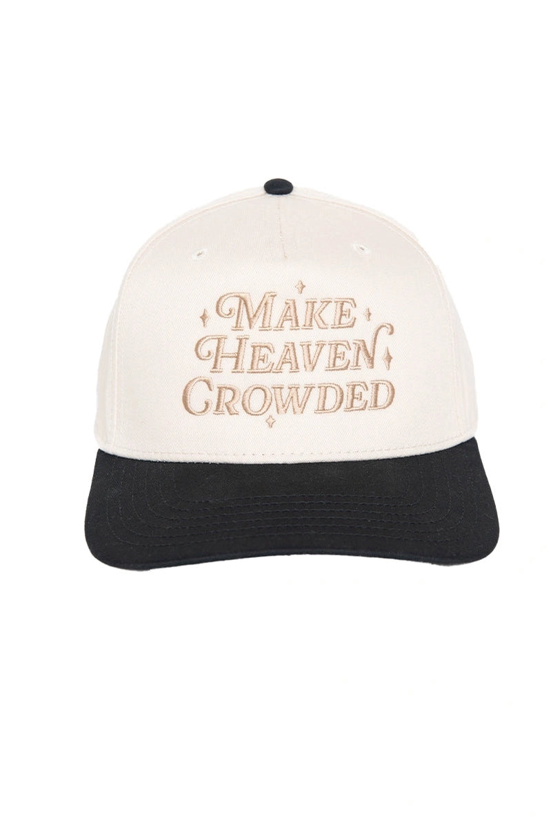 MAKE HEAVEN CROWDED TRUCKER HAT