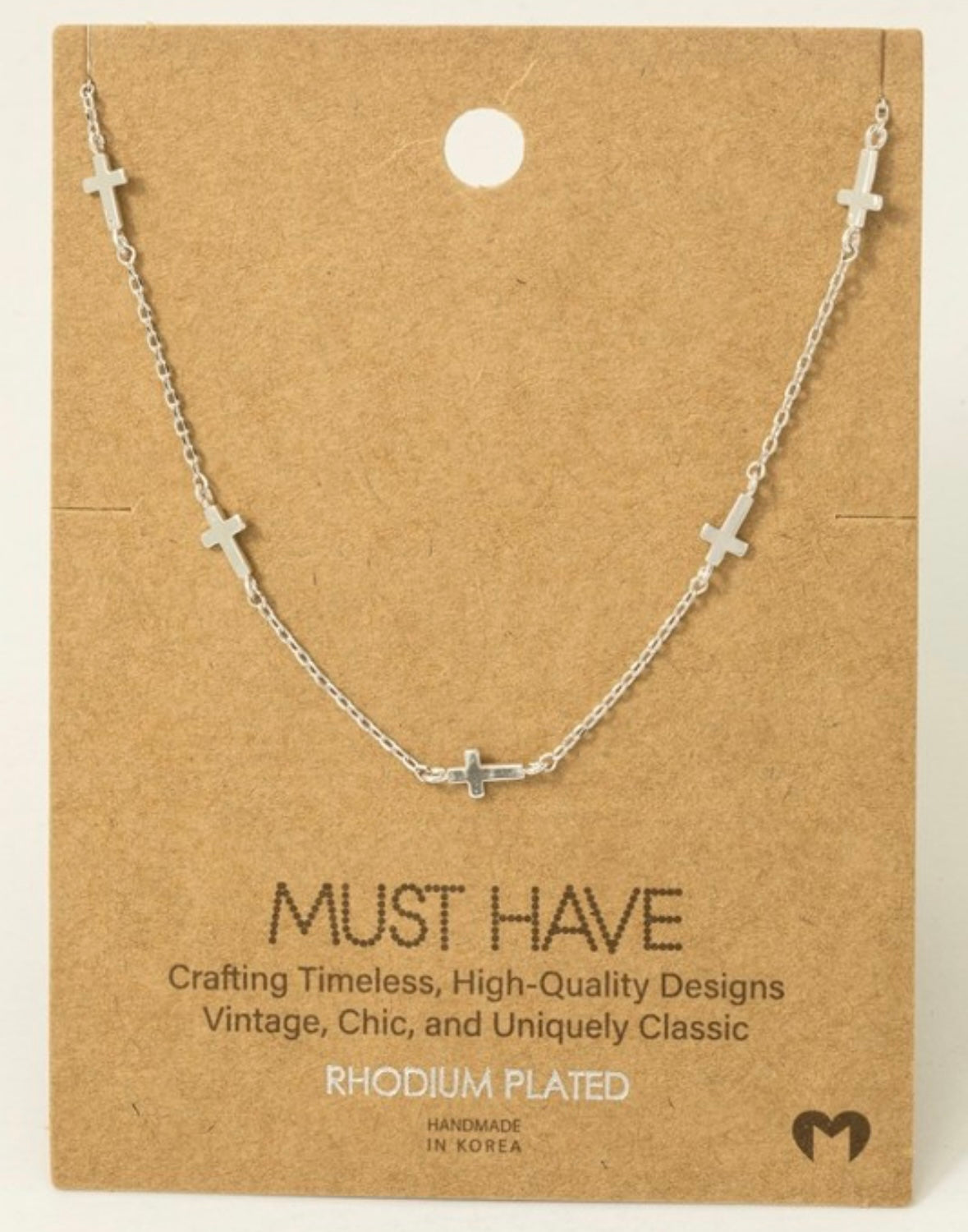 DAINTY CROSS NECKLACE
