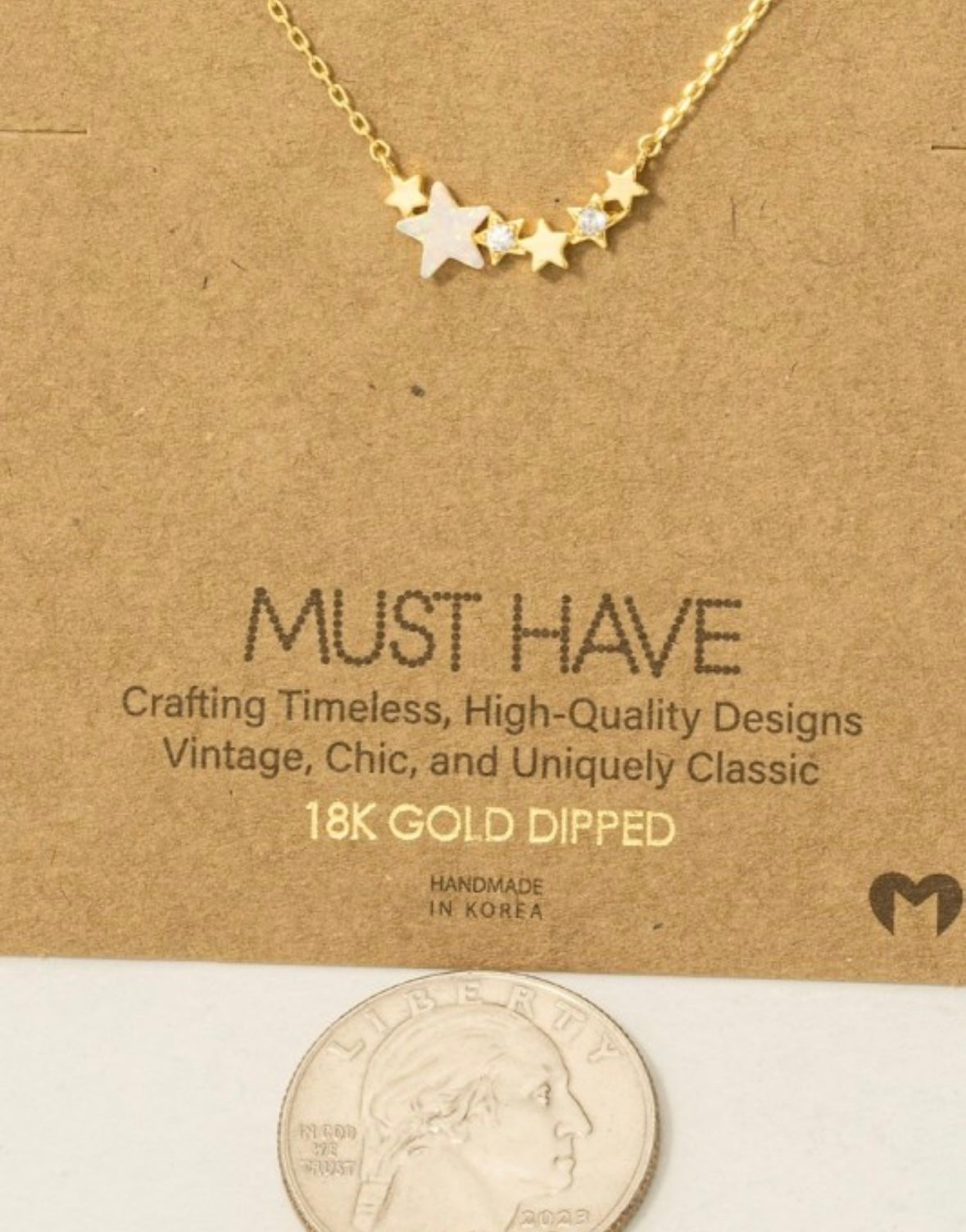 DAINTY MULTI STAR NECKLACE