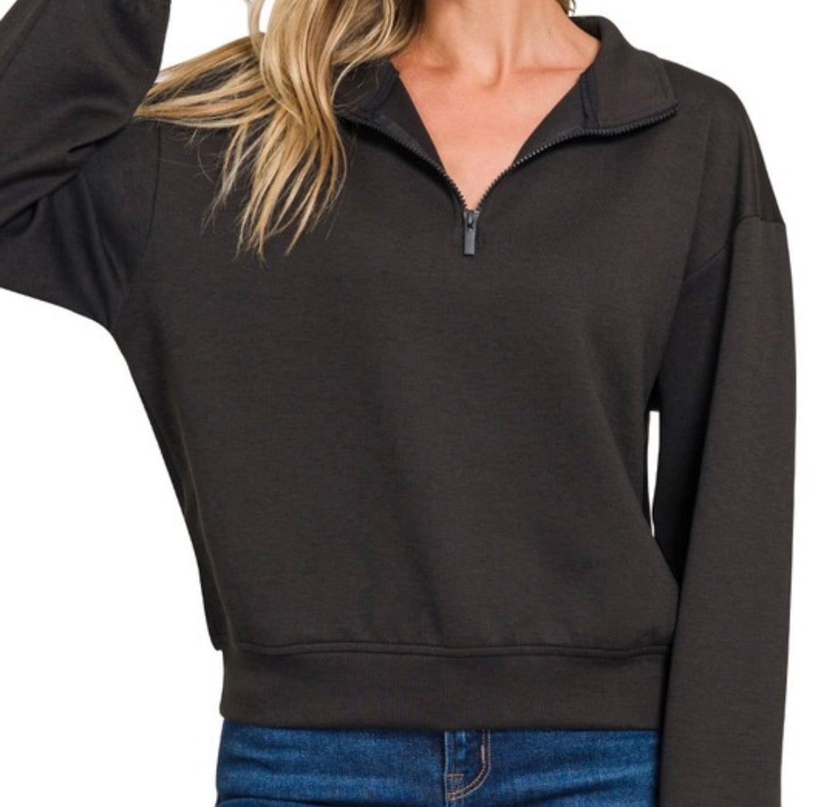 ::BF::SCUBA HALF ZIP PULLOVER SWEATSHIRT