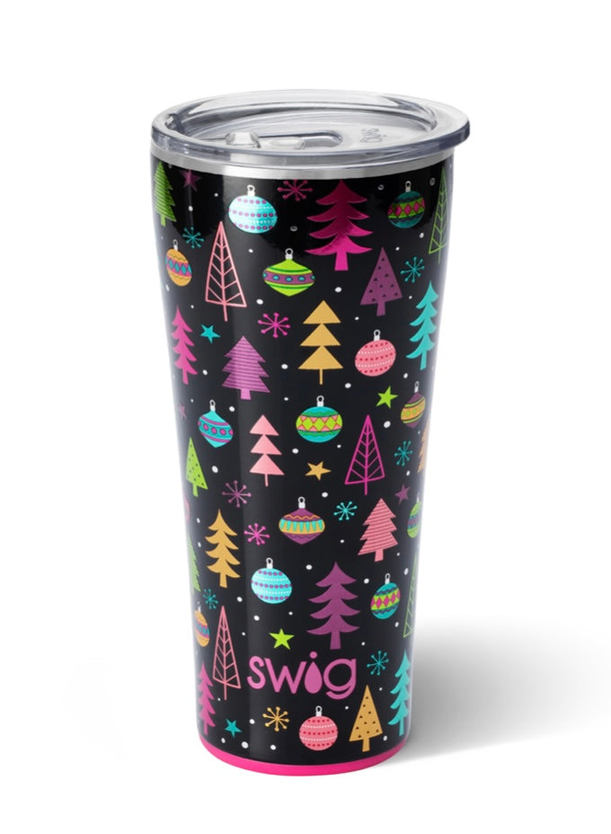 32 OZ MERRY AND BRIGHT SWIG TUMBLER