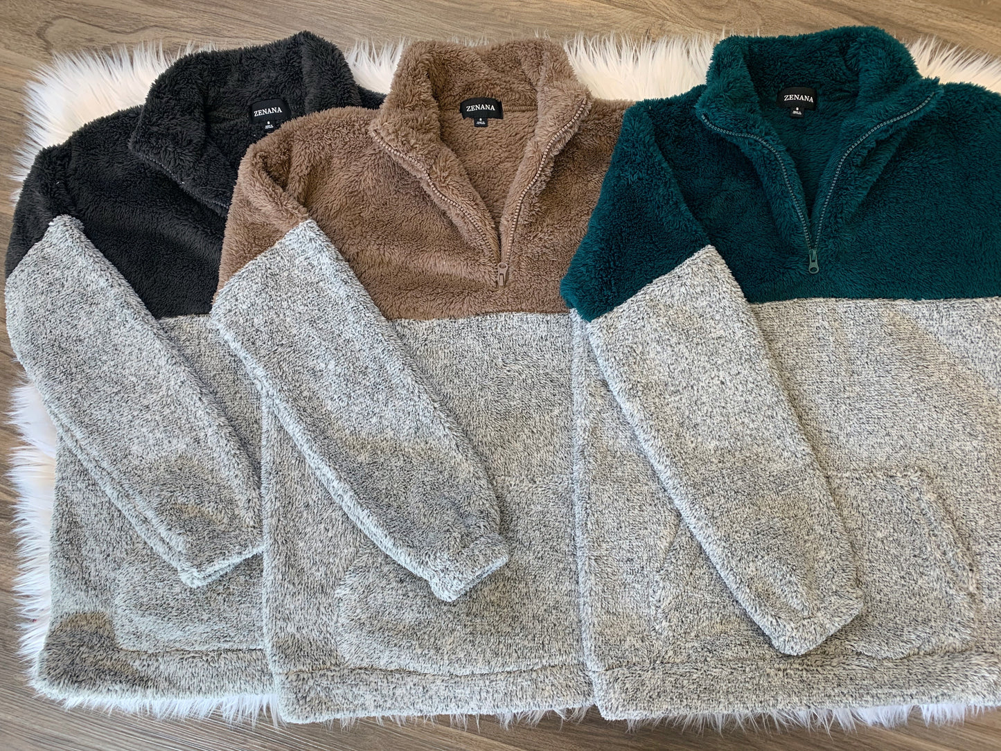 COLOR BLOCK SHERPA