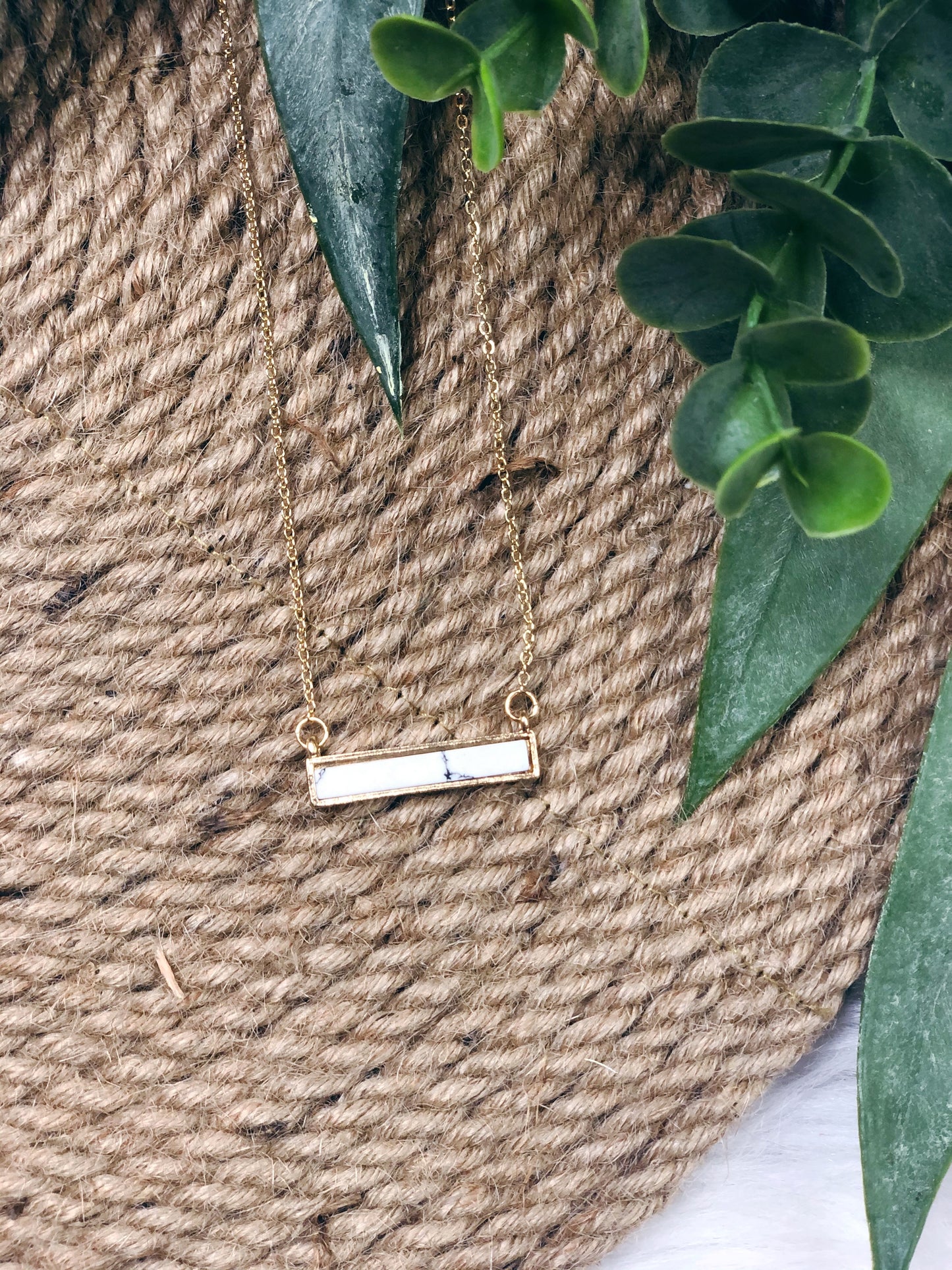 GOLD BAR NECKLACE