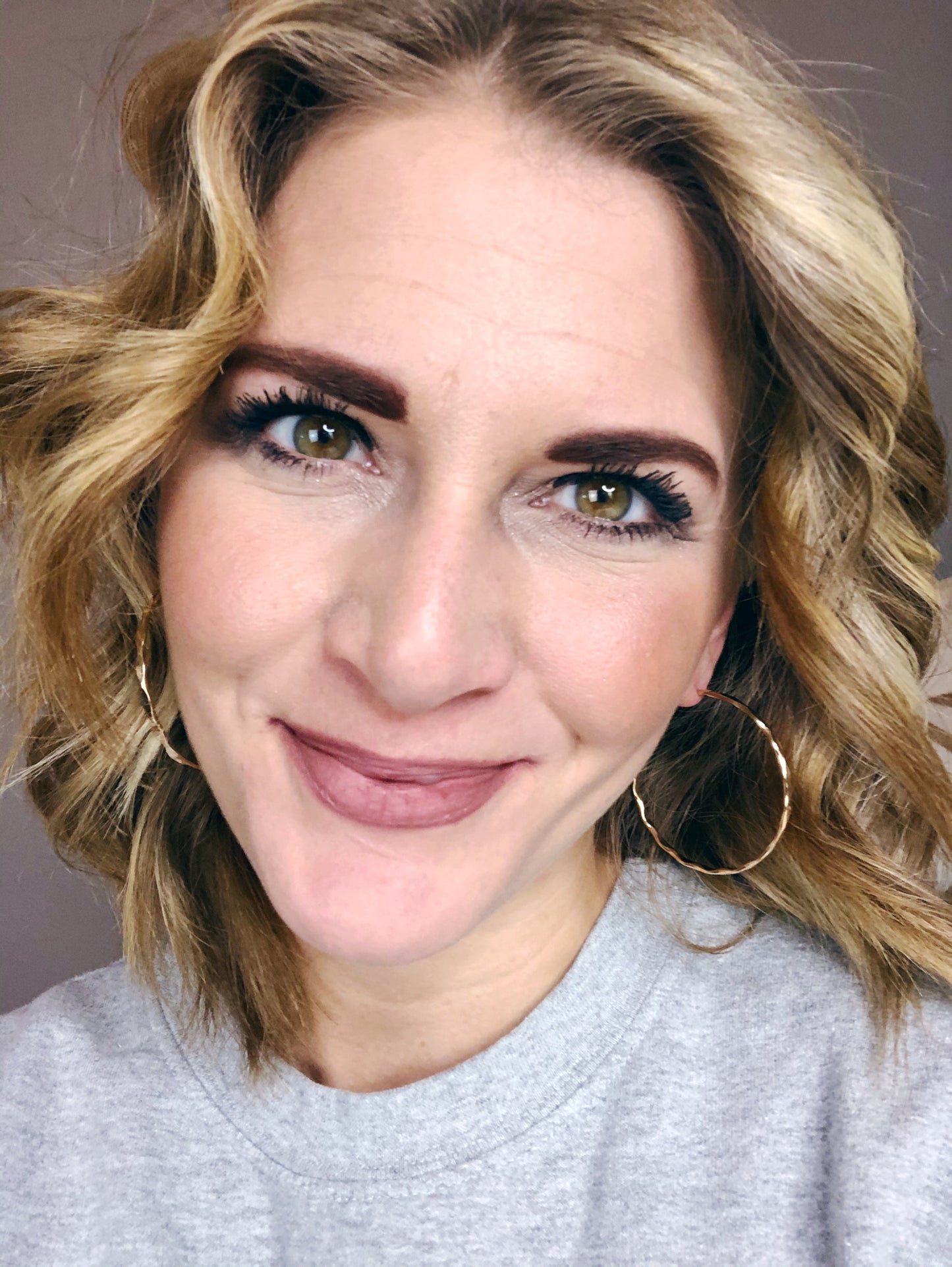 WAVE HOOP EARRING