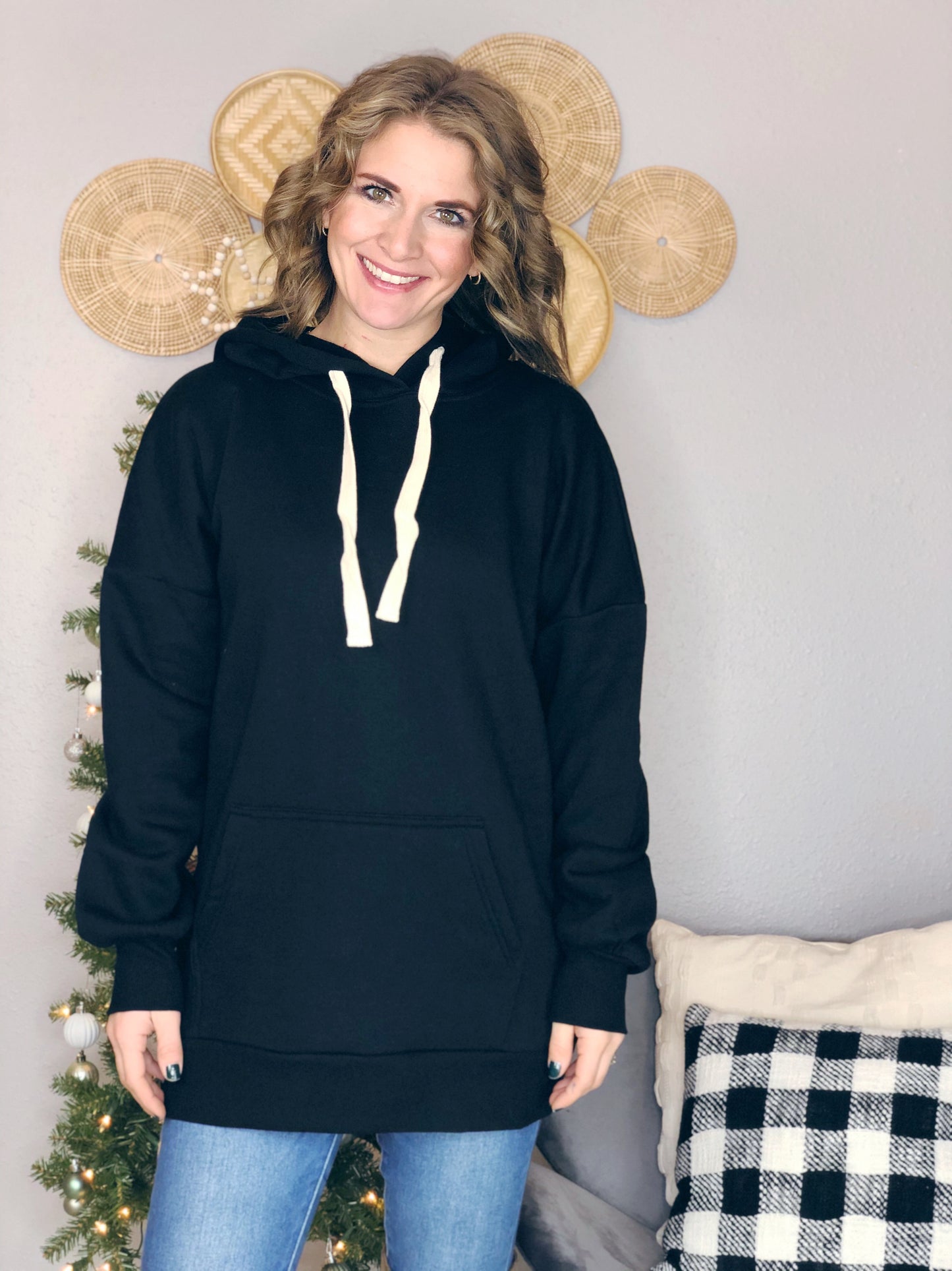 OVERSIZED LOOSE FIT HOODIE SWEATER