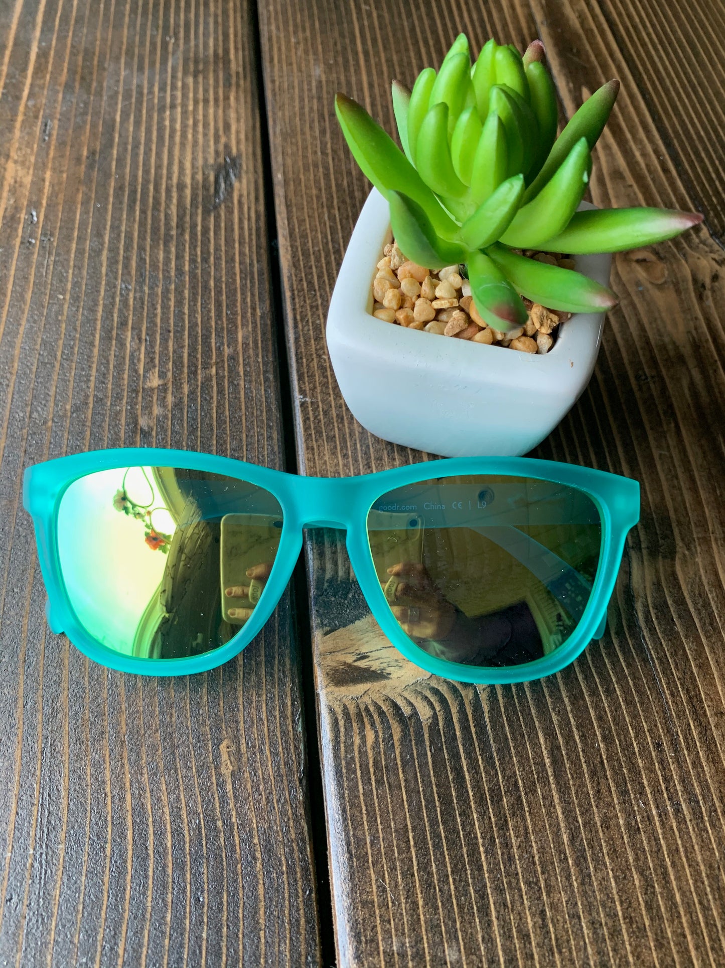TEAL SUNGLASSES