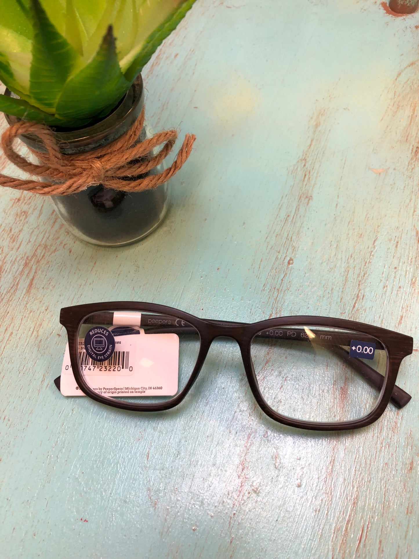 BROWN MATTE GLASSES