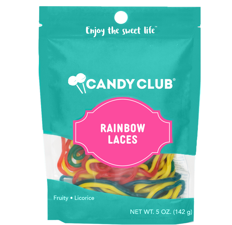 RAINBOW LACES CANDY BAG