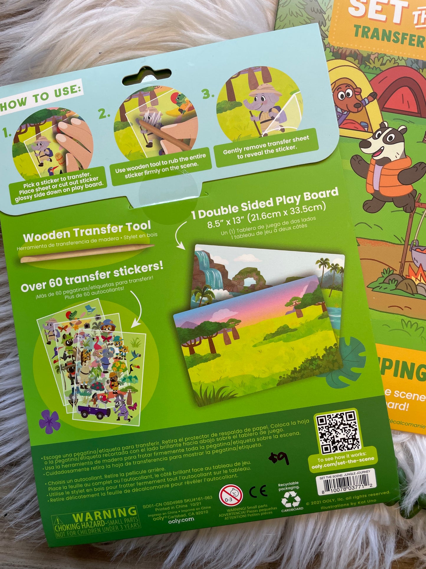 SET THE SCENE TRANSFER STICKERS-CAMPING