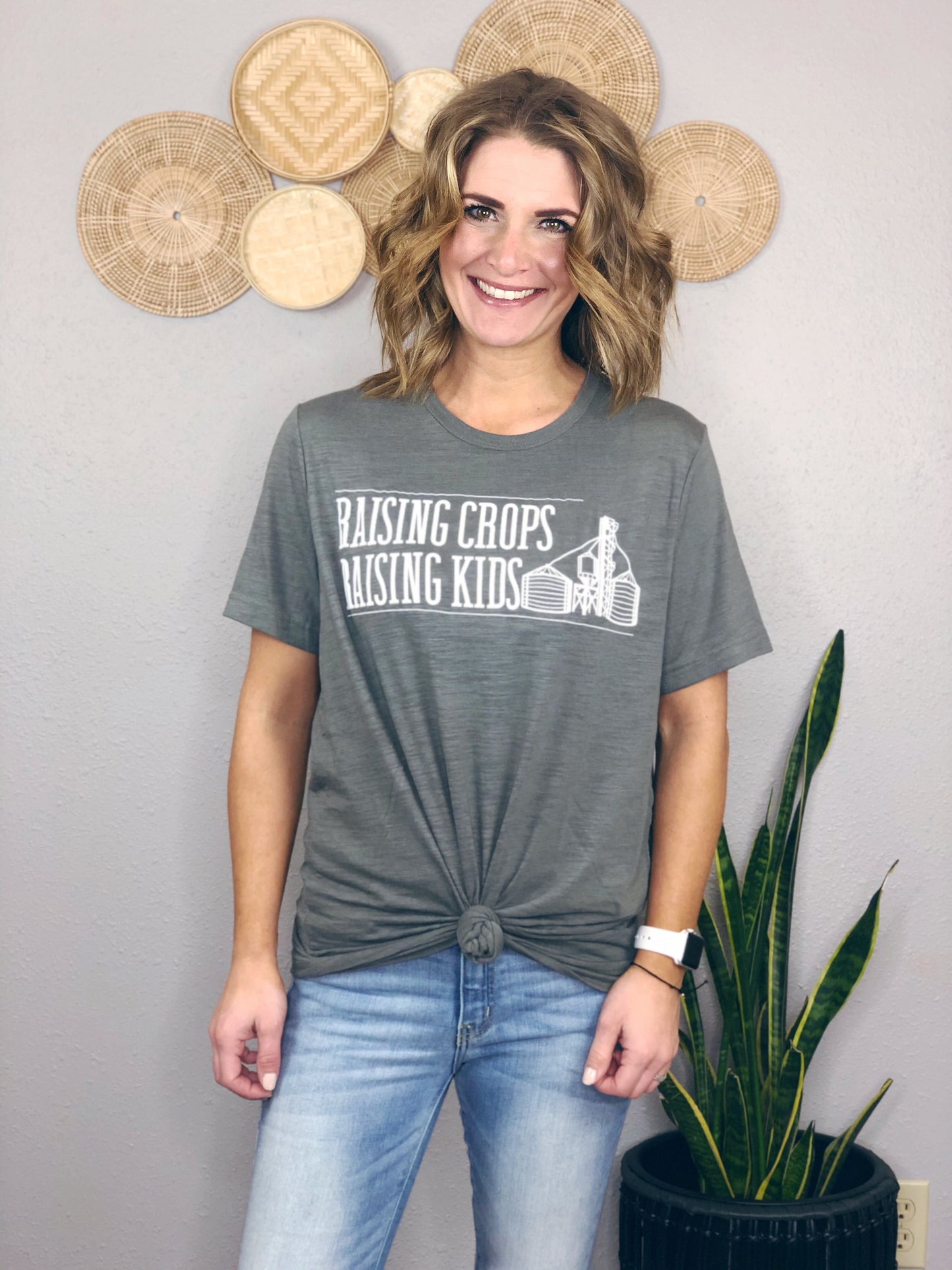 RAISING KIDS RAISING CROPS TEE