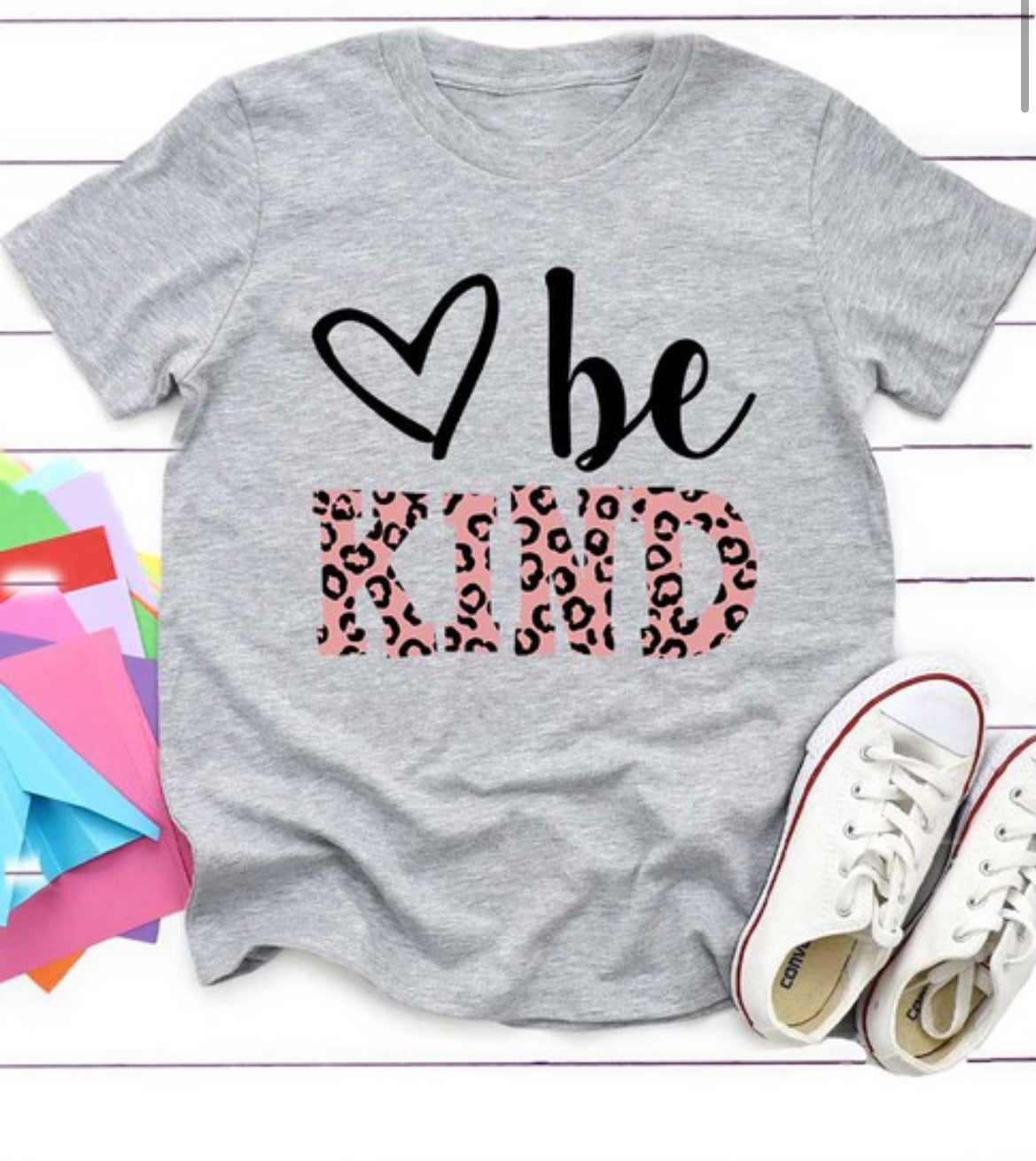 LEOPARD BE KIND LITTLES GRAPHIC