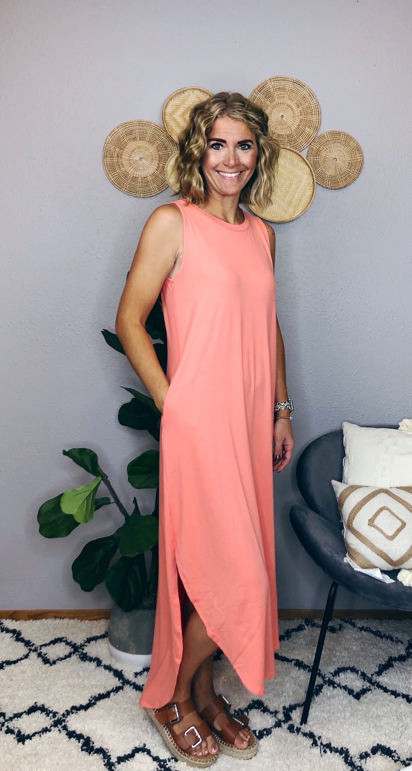 SIDE SLIT DRESS