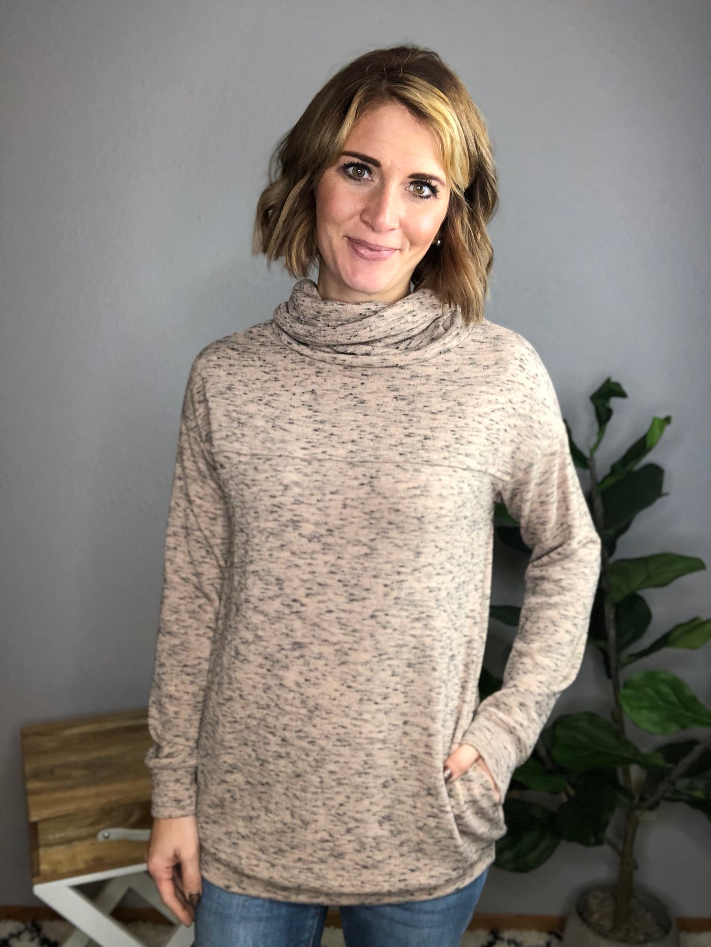 COWL NECK TUNIC