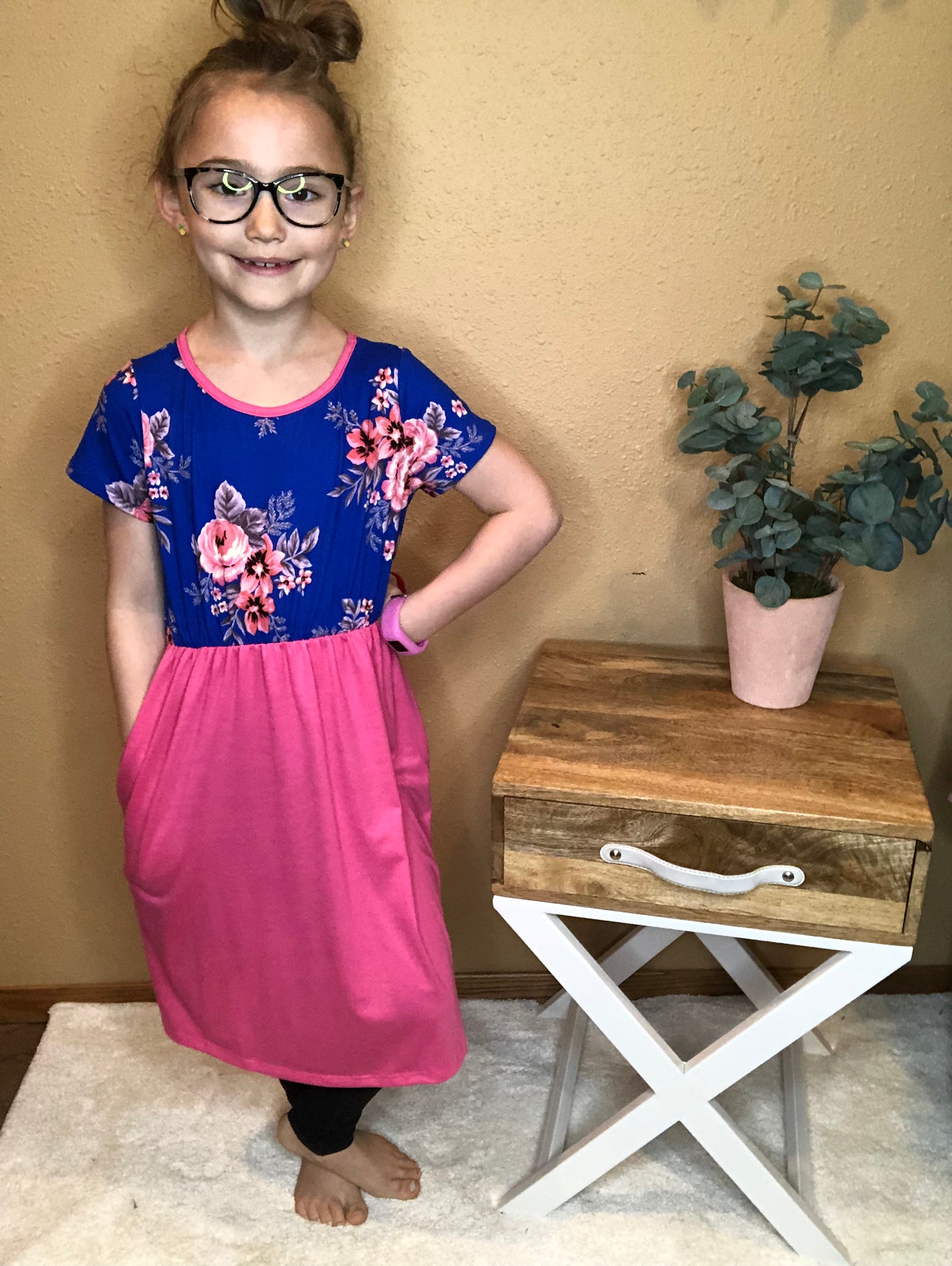 FLORAL KNEE LENGTH