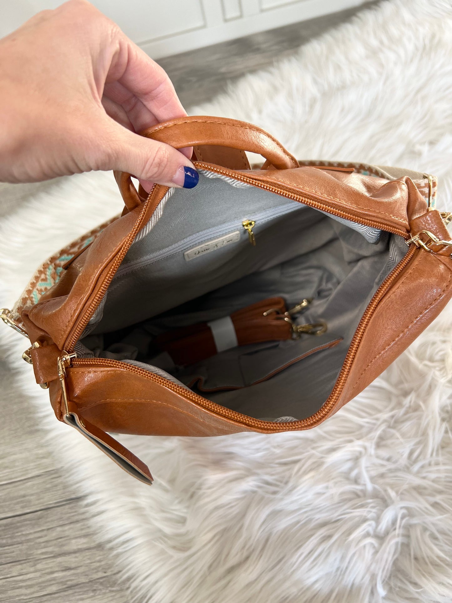 CHARIS CARAMEL BACKPACK