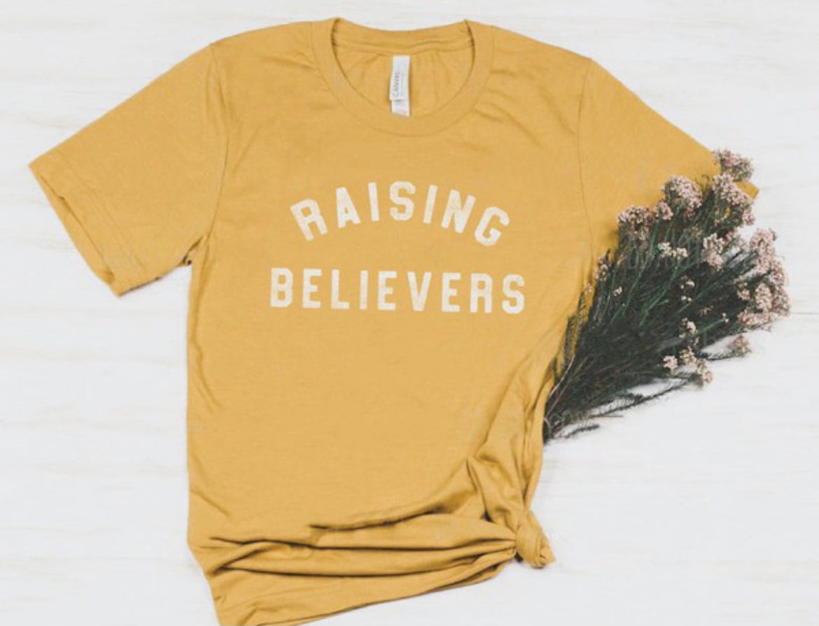 RAISING BELIEVERS GRAPHIC TEE