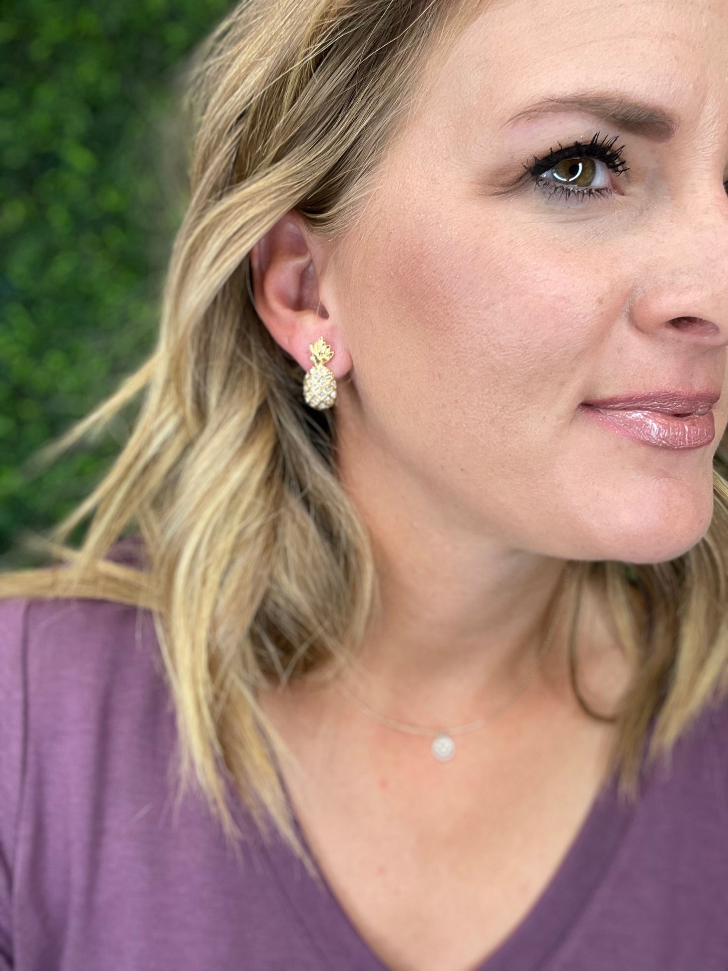 PINEAPPLE EARRING SET
