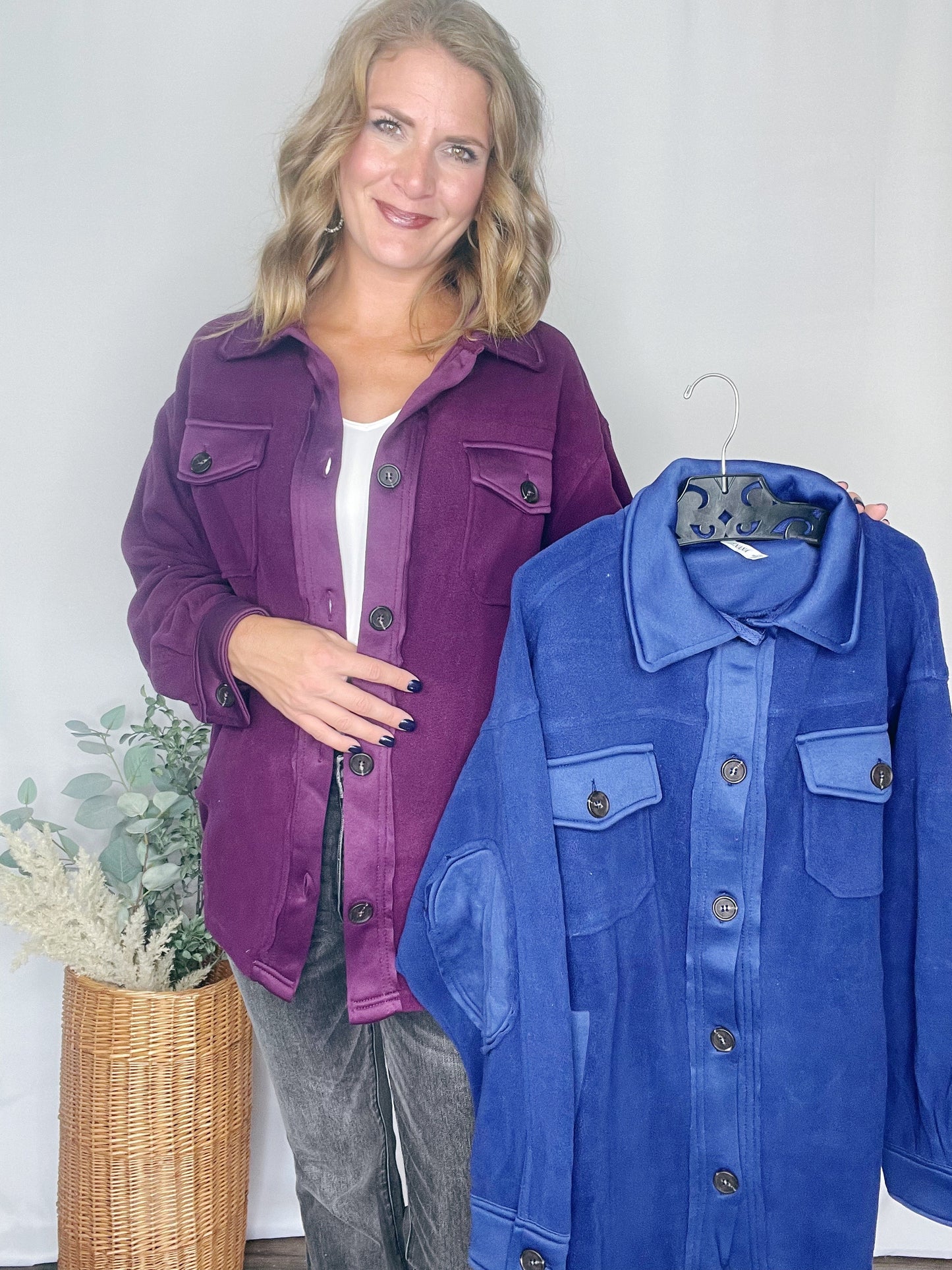 OVERSIZED FLEECE SHACKET