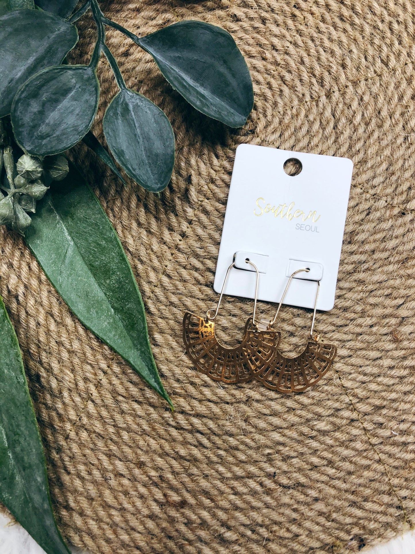 FILIGREE HOOP EARRING