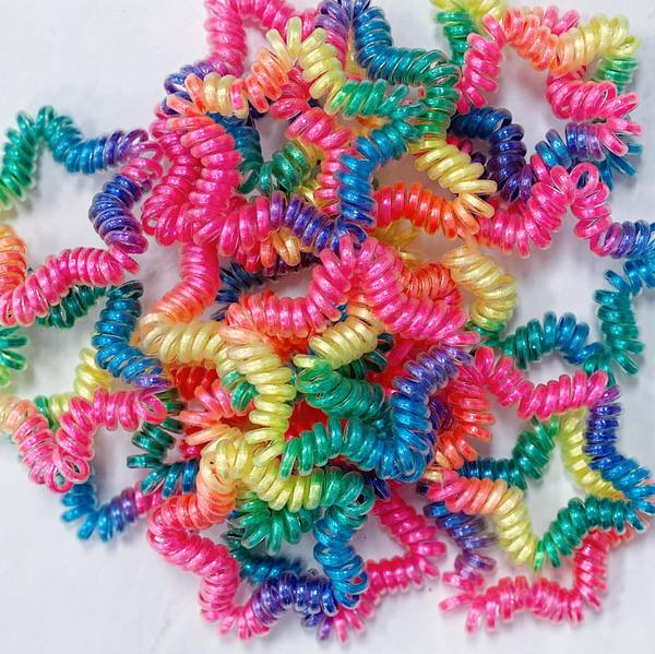 RAINBOW STARS HAIRTIE