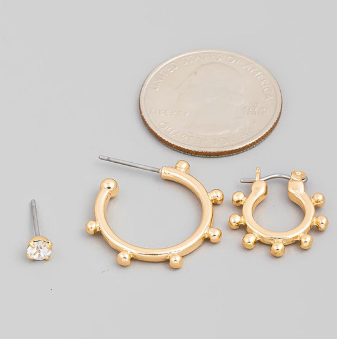 BEADED HOOP SET