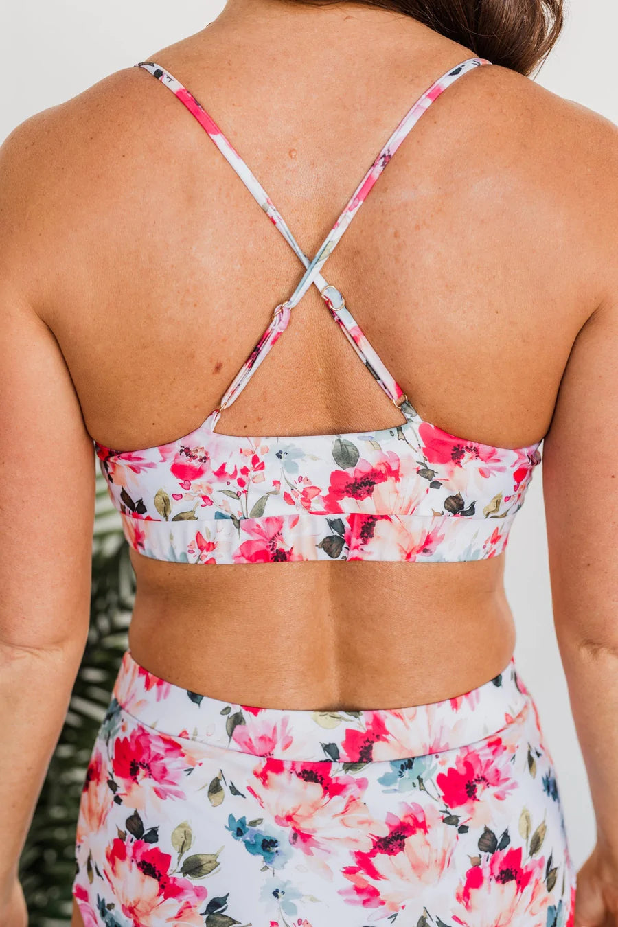 DEAR BEACH FLORAL BIKINI SWIM TOP