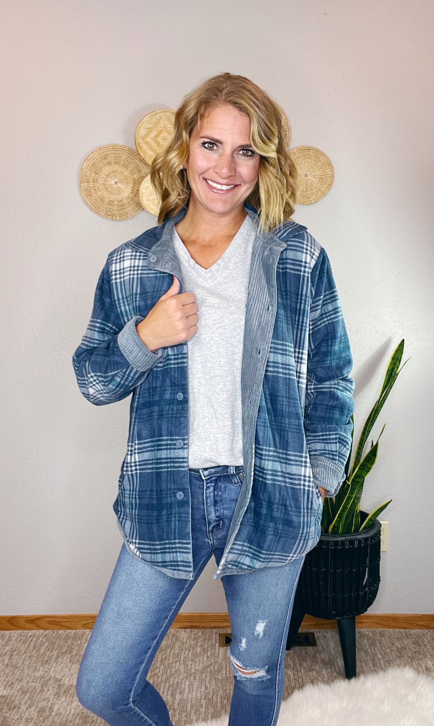 REVERSIBLE SHACKET