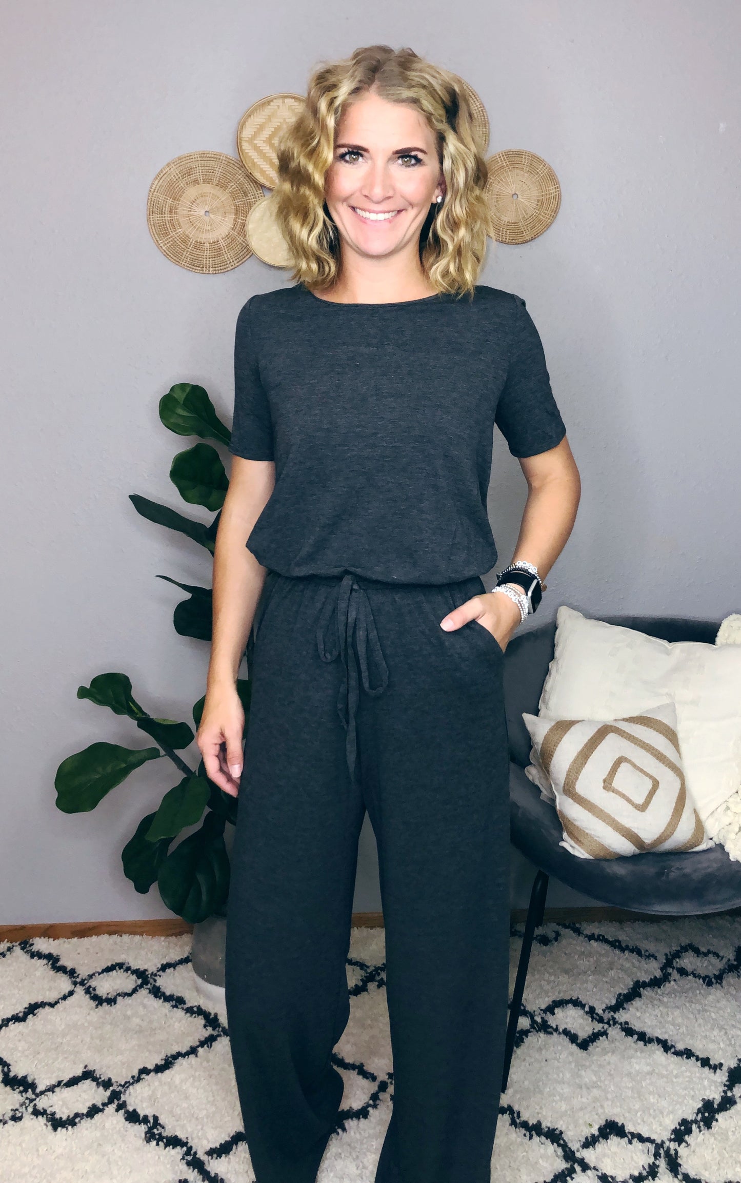 SHORT SLEEVE ROMPER