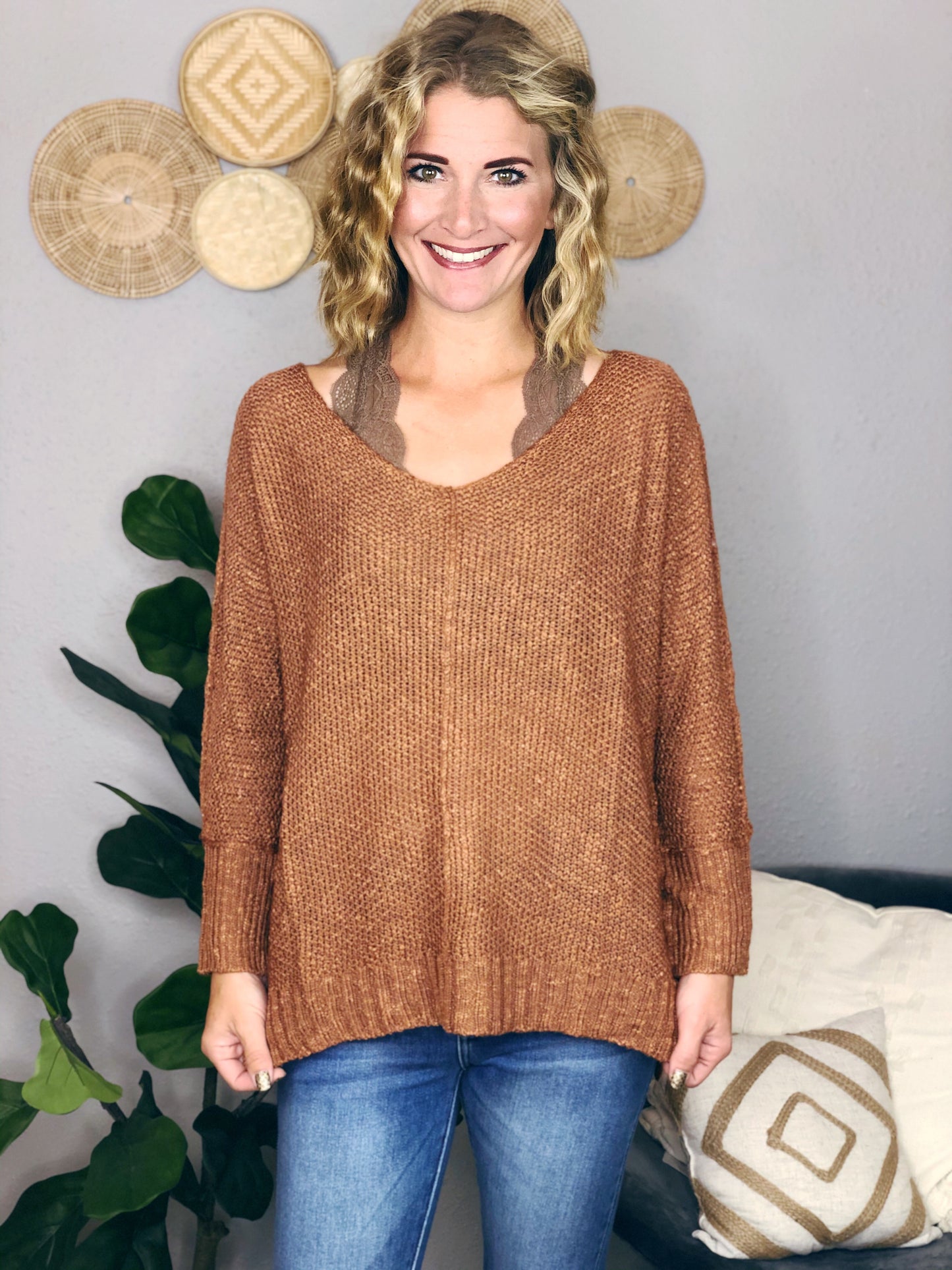 SLOUCHY FALL SWEATER