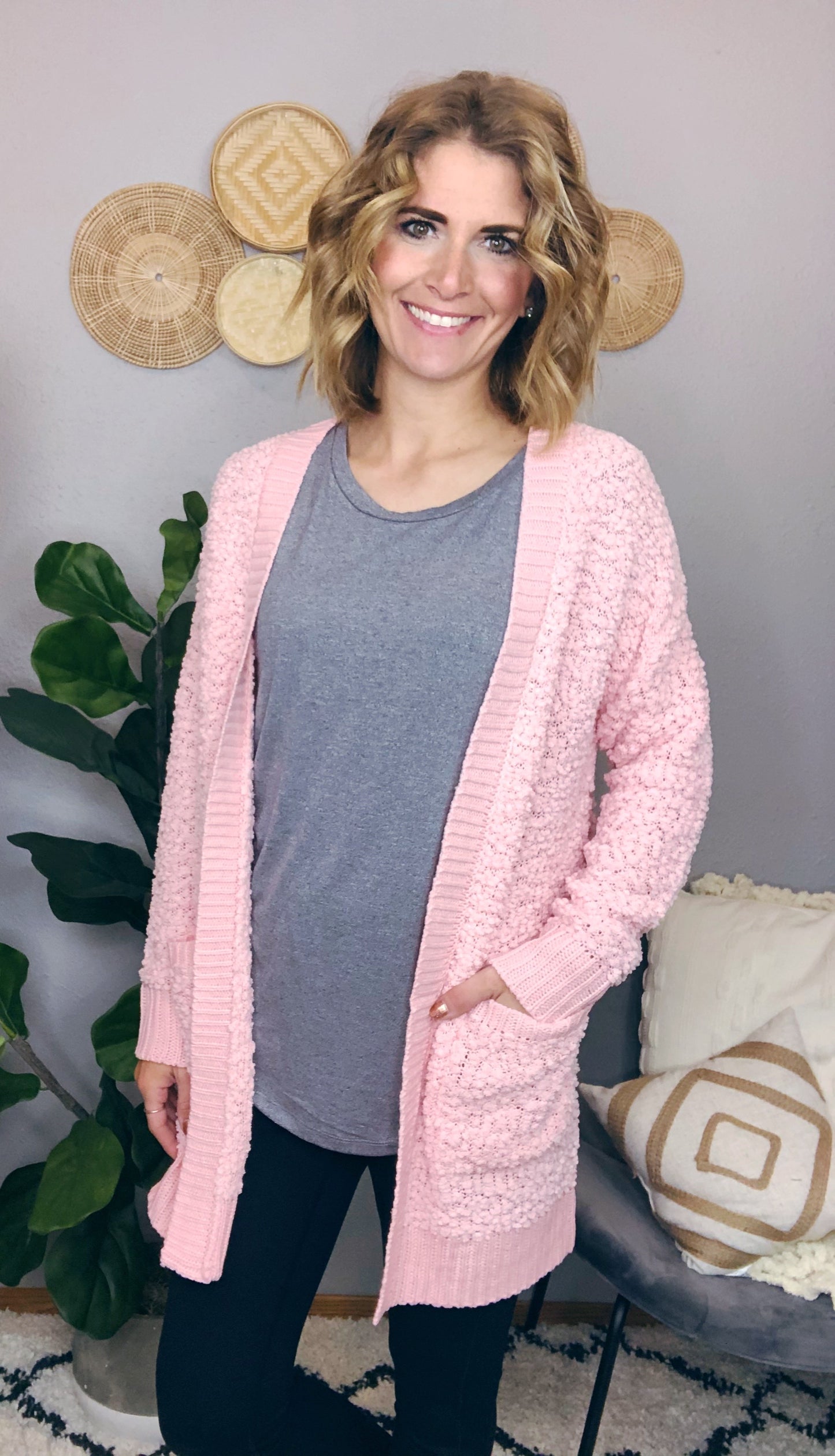 SPRING POPCORN CARDIGAN