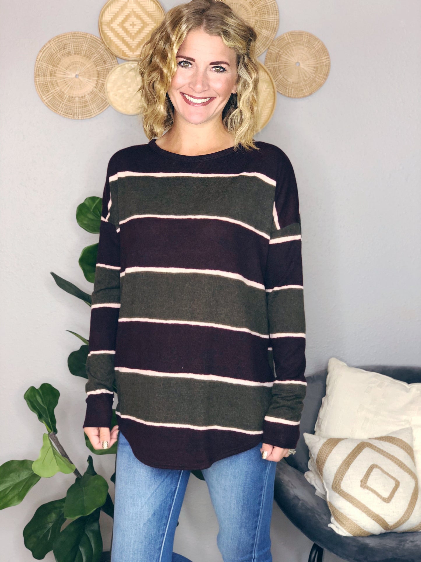 FALL STRIPES TEE