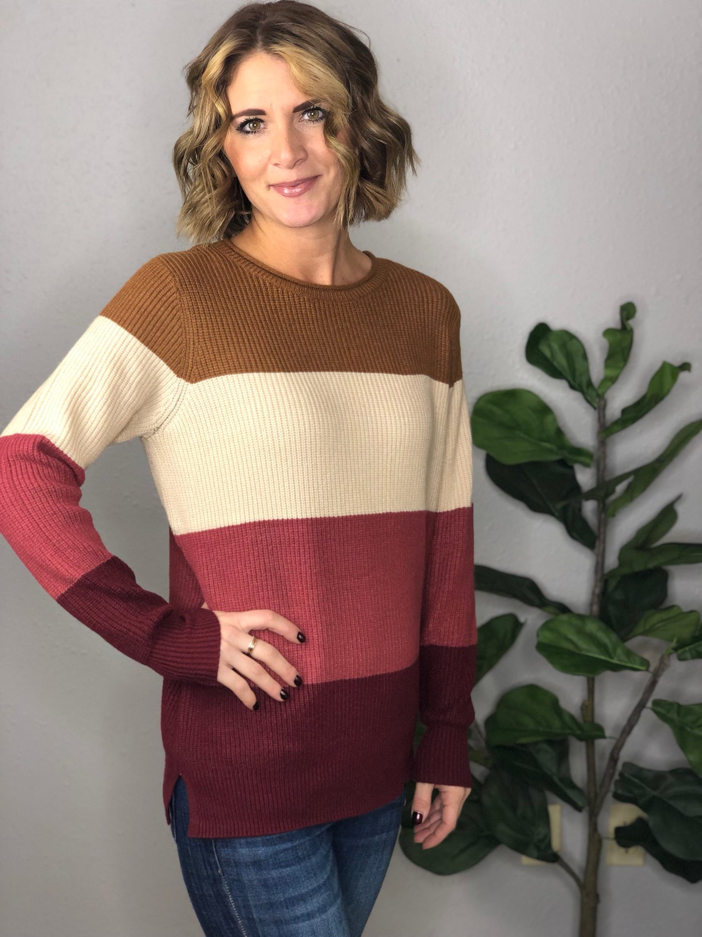 CREW NEW STRIPED SWEATER