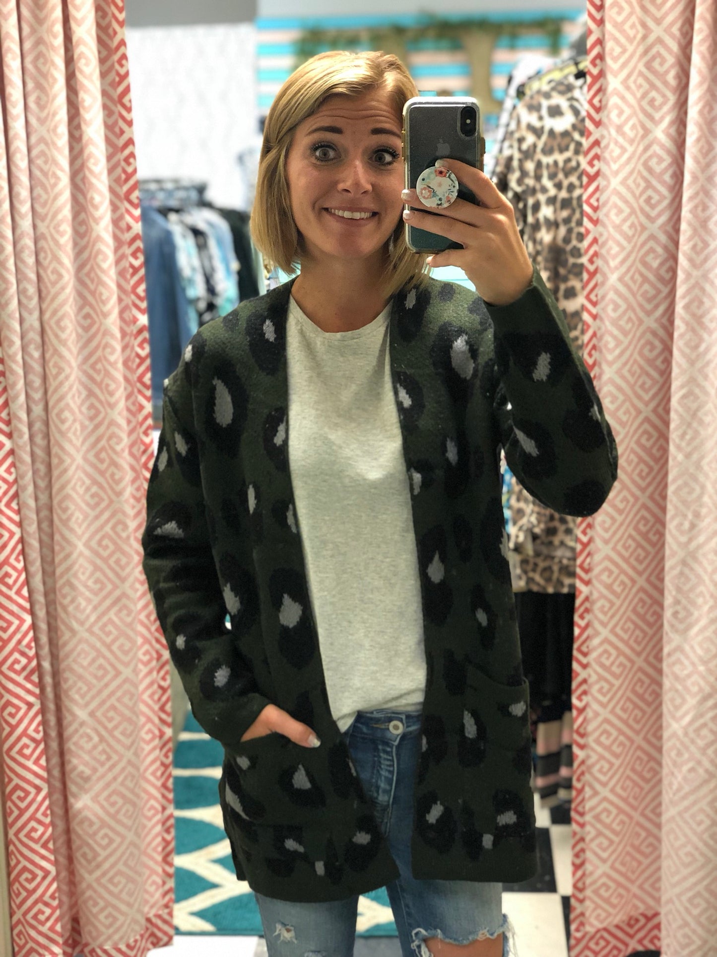LEOPARD CARDIGAN