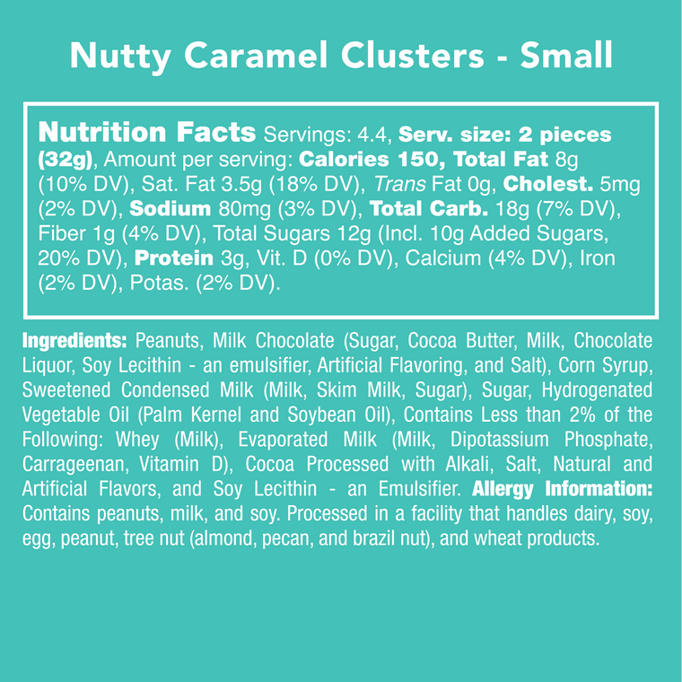 NUTTY CARAMEL CLUSTER CANDY CLUB