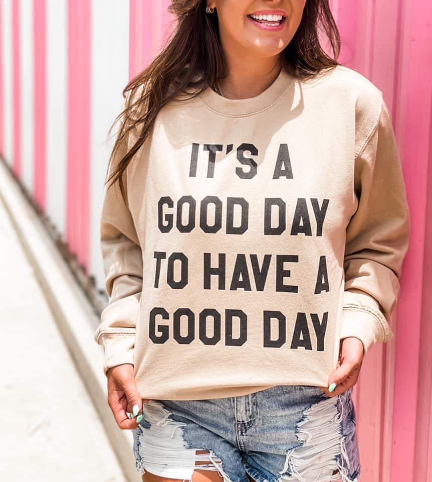 GOOD DAY CREW SWEATER