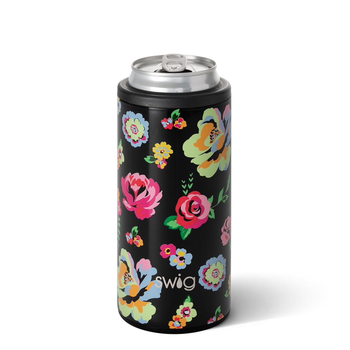 FLEUR NOIR SKINNY CAN COOLER SWIG