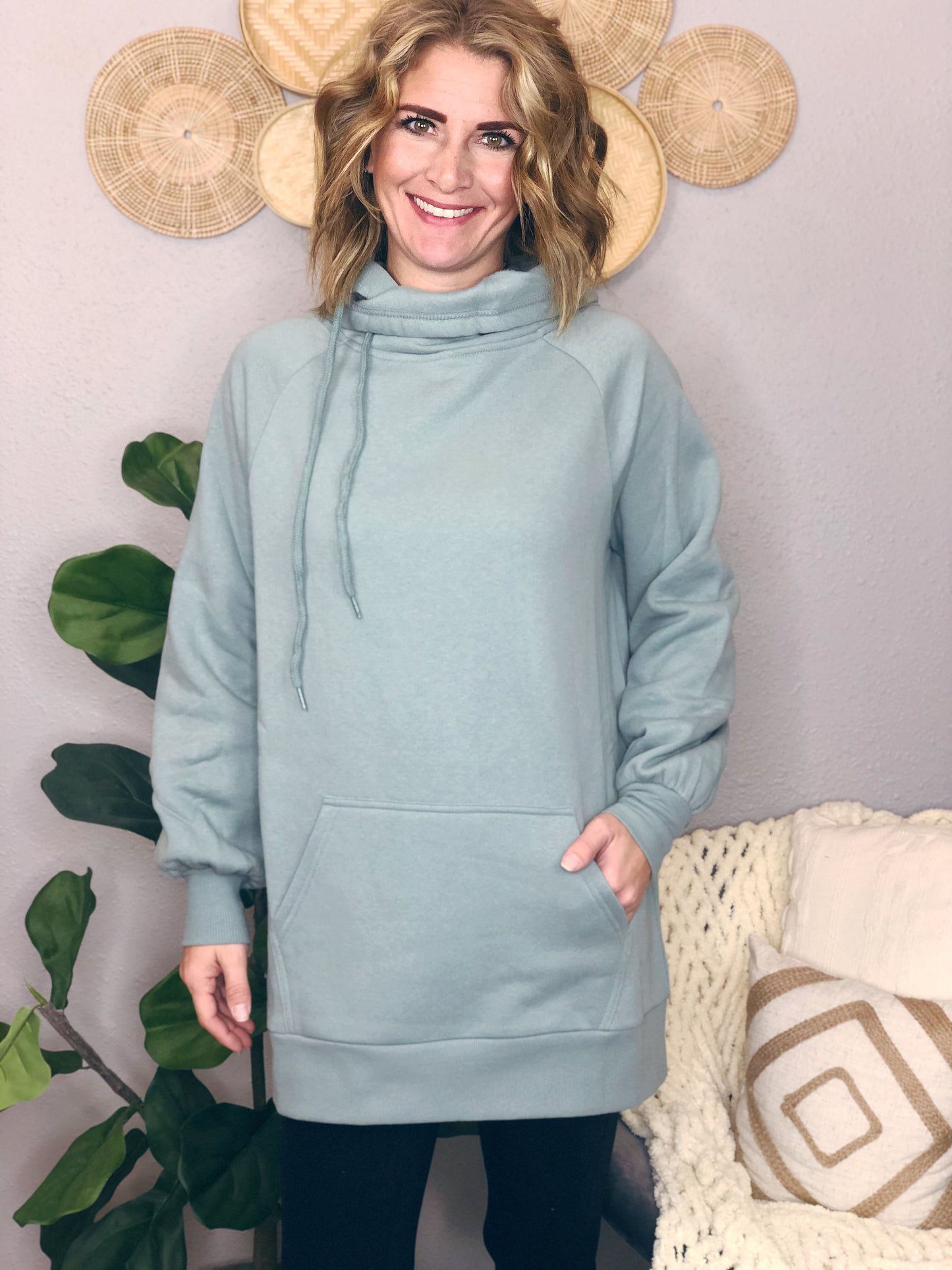 SIDE TIE HOODIE