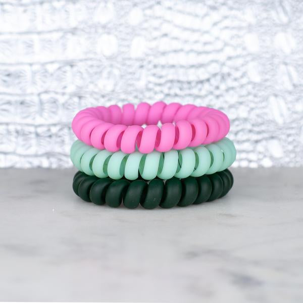 Watermelon Matte Hair Ties