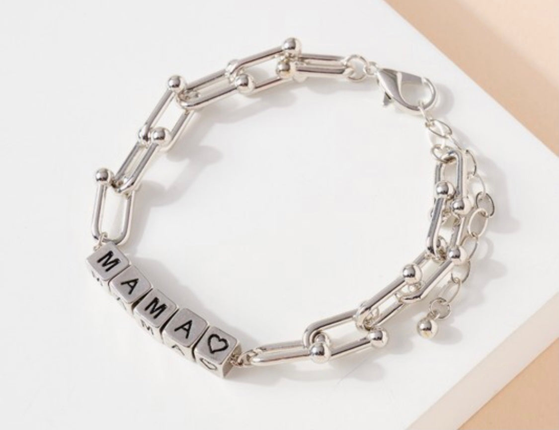 CHAIN LINK MAMA BRACELET