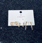 GOLD HOOP TRIO SET ‘BF