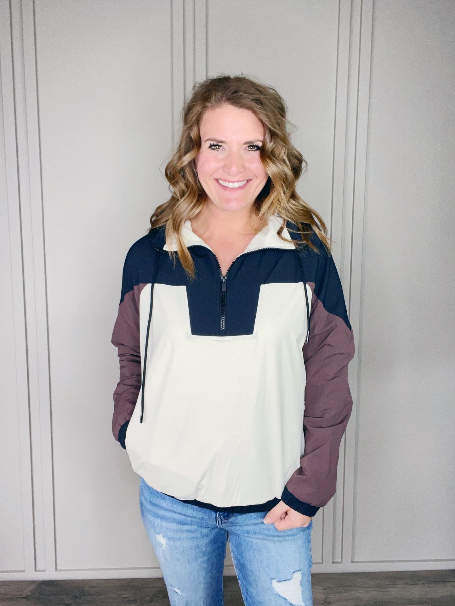 1/4 ZIP ACTIVE JACKET