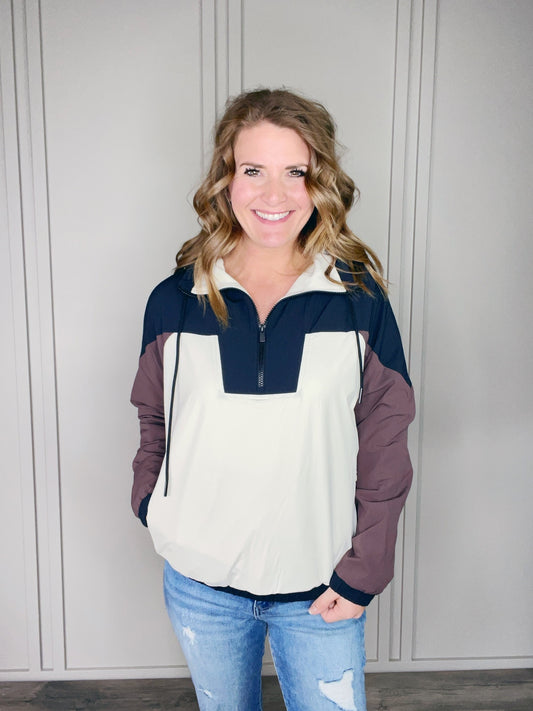 1/4 ZIP ACTIVE JACKET