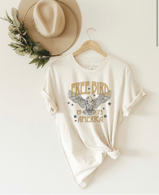 FREE BIRD GRAPHIC TEE