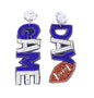GAME DAY BEAD EARRING